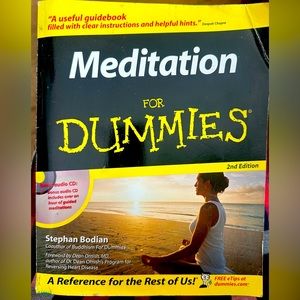 Meditation For Dummies Paperback Book